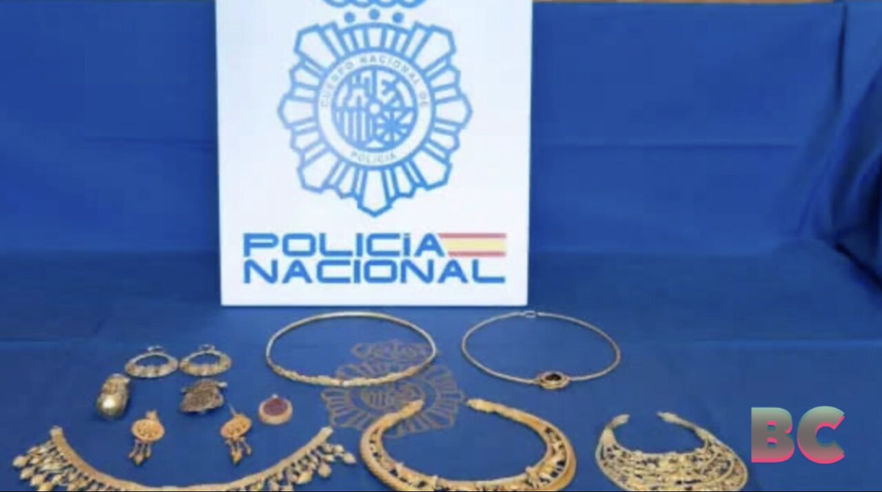 Spanish police find archaeological treasures worth over $60 million stolen from Ukraine