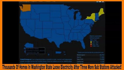 Thousands Of Homes In Washington State Loose Electricity After Three More Substations Attacked!