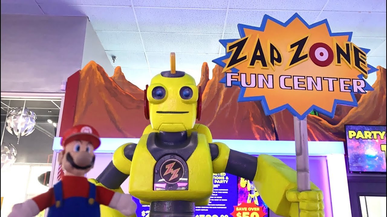 HHM Movie: Marios Ticket Spending Spree at Zap Zone - Zap Zone Arcade.