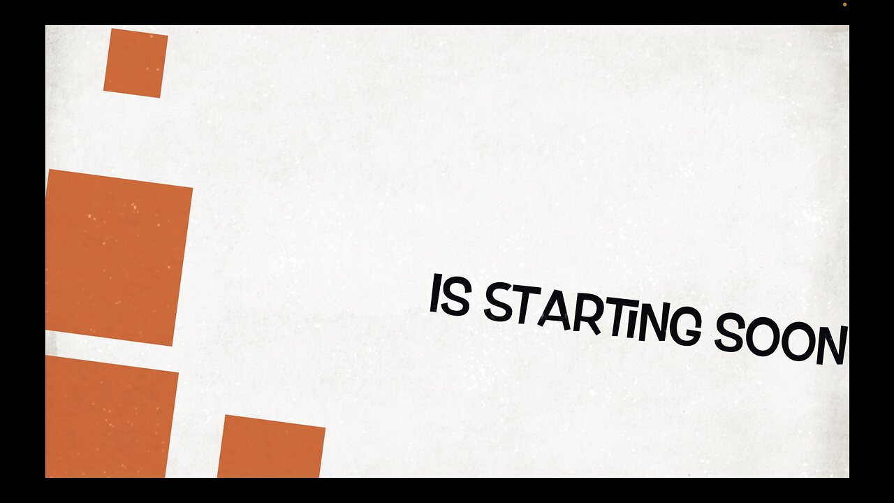 The New Live Stream Intro