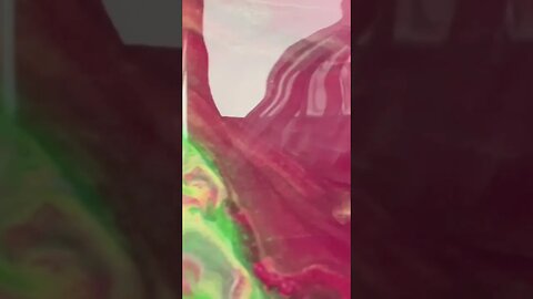Some fun with leftover paints! #acrylicpouring #art #painting