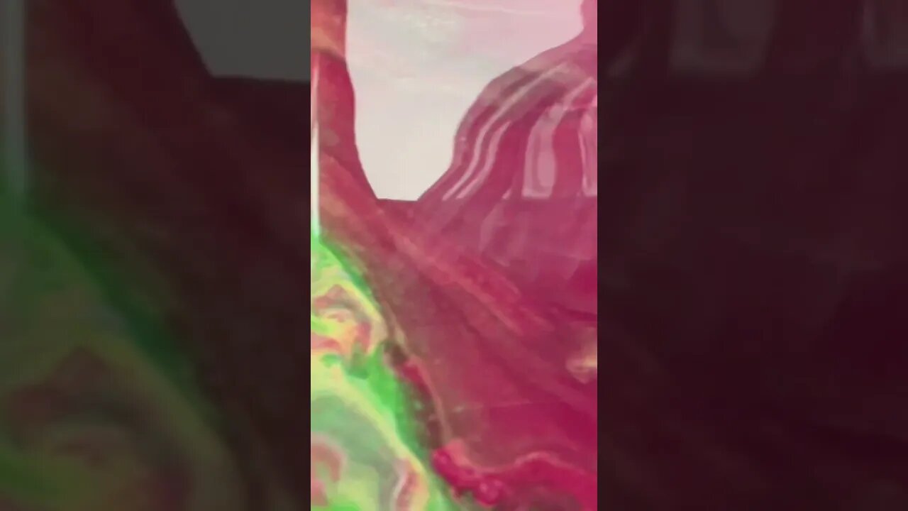 Some fun with leftover paints! #acrylicpouring #art #painting