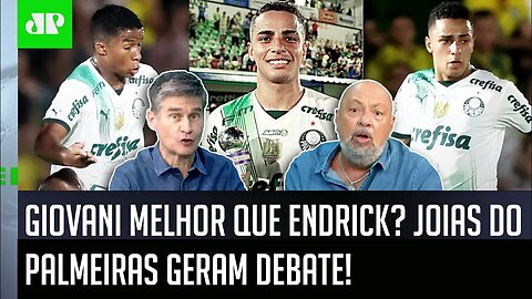 "É SÉRIO! EU VOU FALAR! Você VÊ o Giovani e o Endrick JOGANDO e..." DEBATE POLÊMICO sobre Palmeiras!