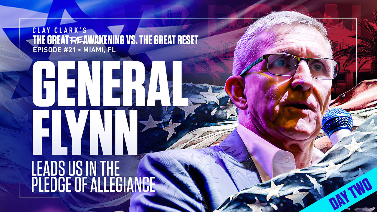 General Flynn Leads Us In the Pledge of Allegiance | Why And How We Must Act to Save Our Republic | ReAwaken America Tour Heads to Tulare, CA (Dec 15th & 16th)!!!