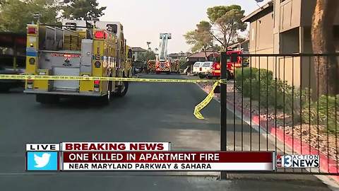 Young woman killed in apartment fire on Karen Avenue