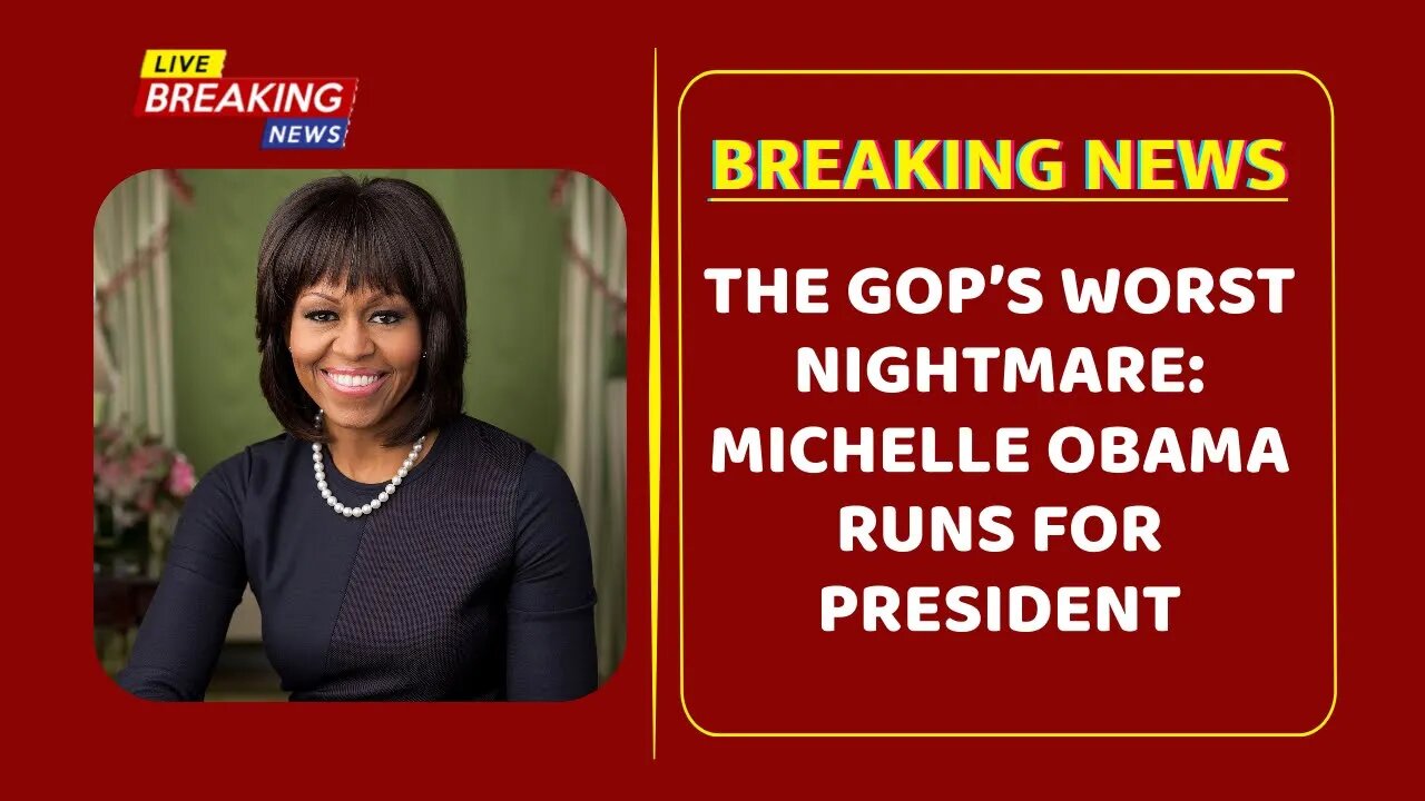 🔥 The GOP’s Worst Nightmare: Michelle Obama Runs for President