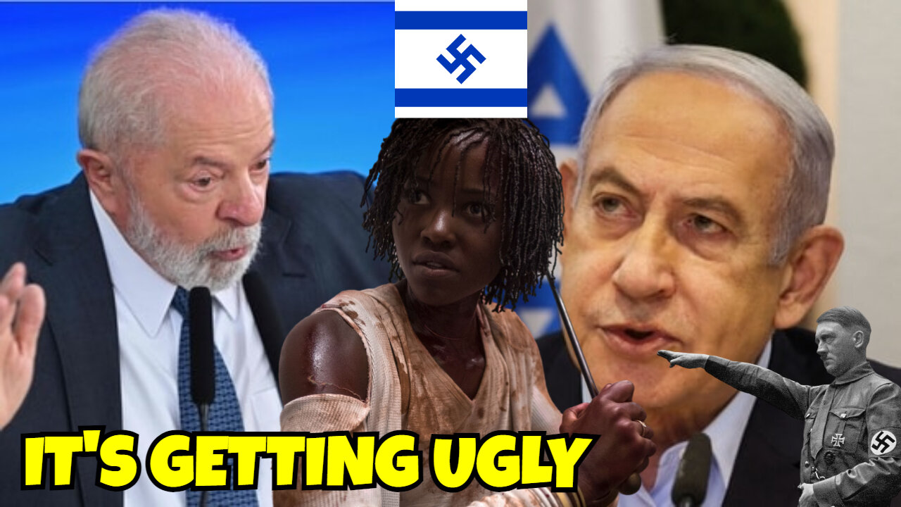 BRAZIL'S PRESIDENT COMPARING WAR IN GAZA TO THE HOLOCAUST IN FRONT OF AFRICAN LEADERS