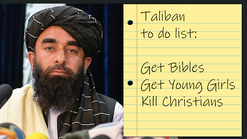 Taliban Cowardice, Christian Courage