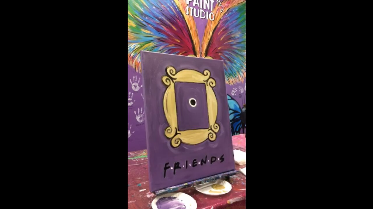 F.R.I.E.N.D.S painting on canvas