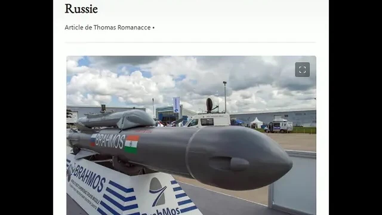L'Inde veut vendre des missiles de croisière à la Russie.