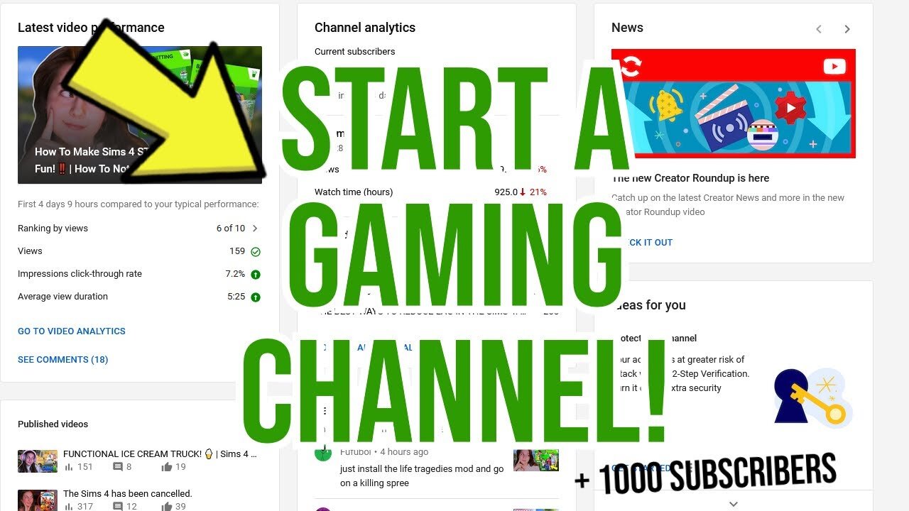 How To Start A Gaming Channel In 2021