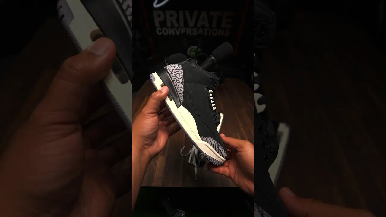 Cop 🦅 or Drop 🗑️ In Hand Look Jordan 3 Women’s Off Noir! #nike #jordan #sneakers #sneakernews