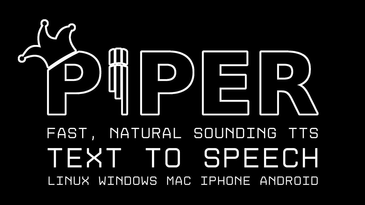 PIPER TTS FAST, NATURAL SOUNDING VOICES FOR FREEE!!!