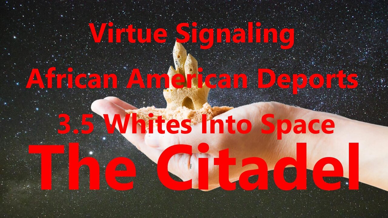 Virtue Signaling African American Deports 3.5 Whites Into Space