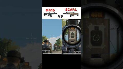 M416 VS SCARL Recoil 😱 #pubg #pubgmobile #pubgtipsandtricks