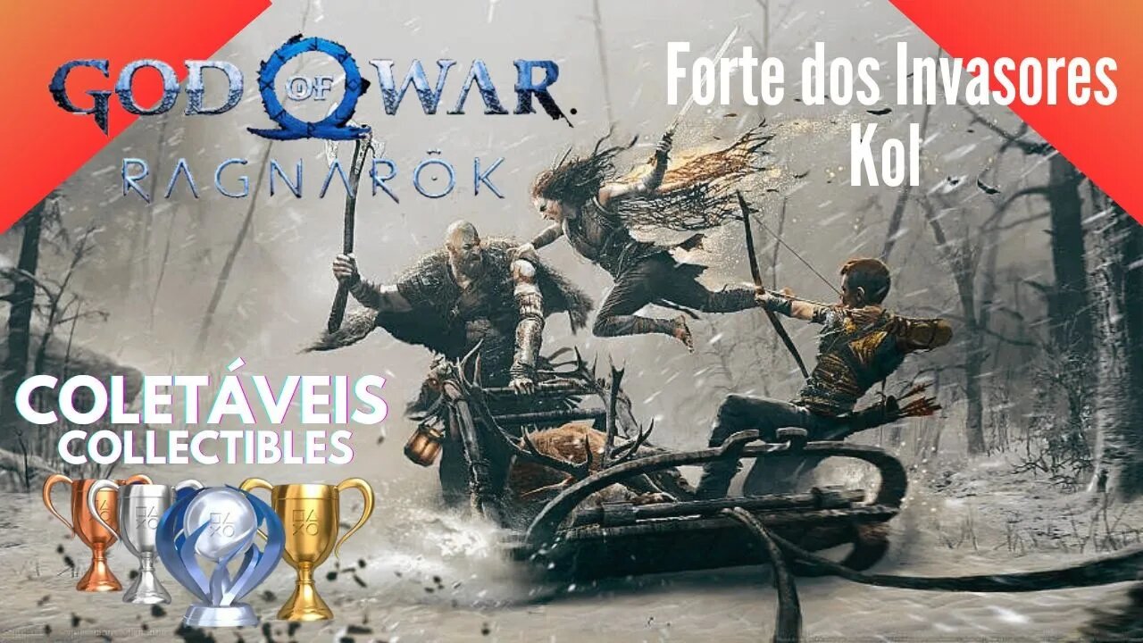 God Of War: Ragnarök: Forte dos Invasores Kol | COLETÁVEIS | COLLECTIBLES | 4k-PTBR #22