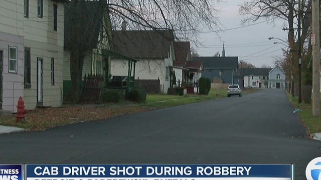 Cab driver shot during robbery