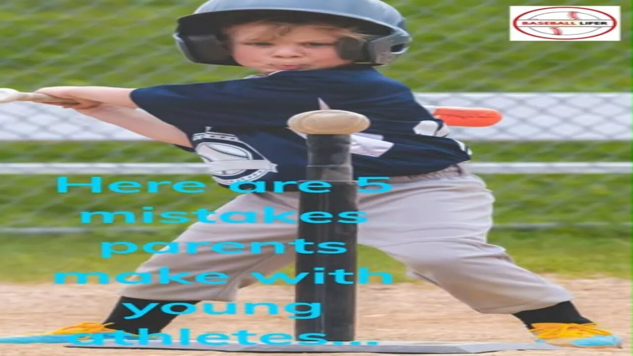 5 Mistakes Parents make with young athletes! #baseball