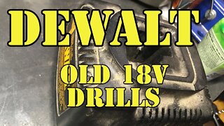 Dewalt Drills - OLD 18V Dewalt Drills - Just taking them apart