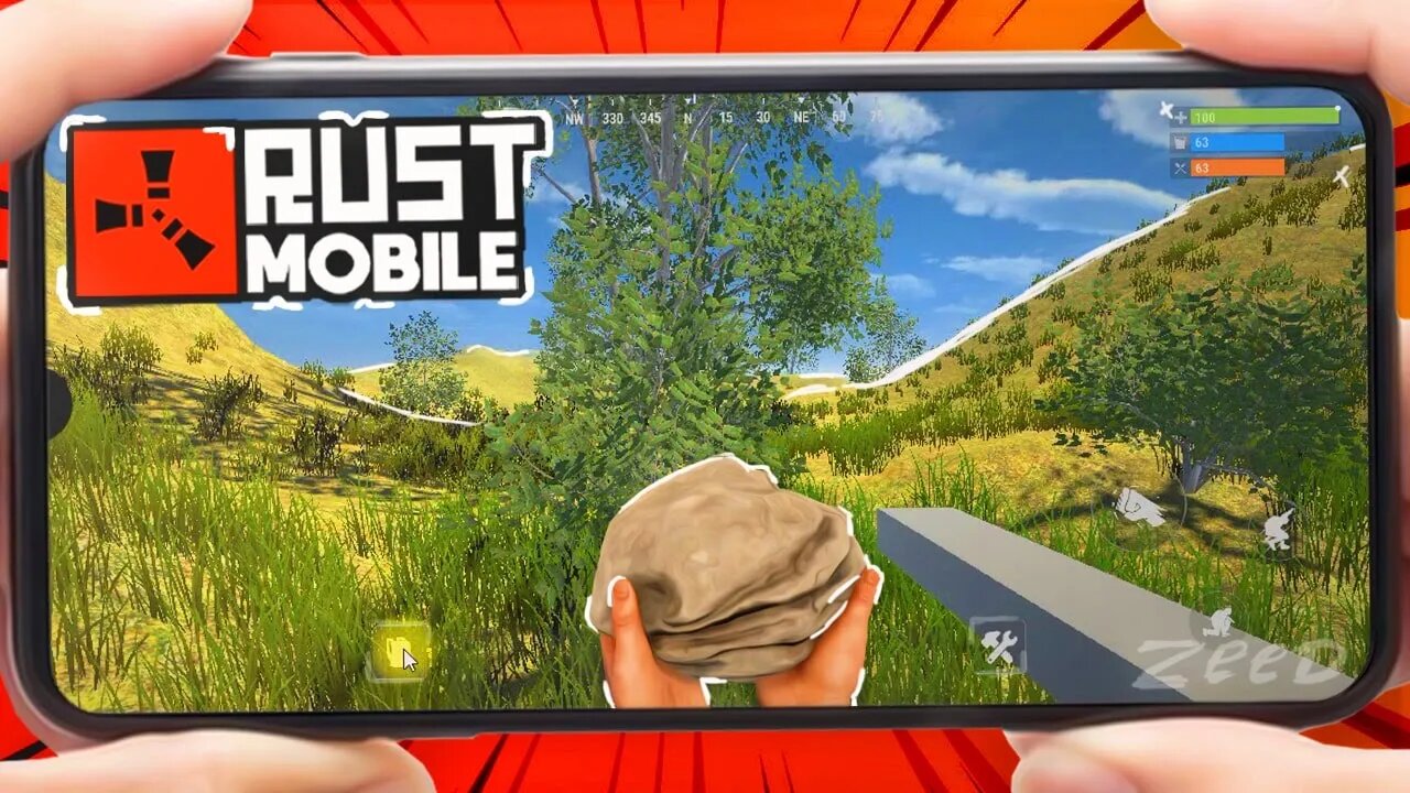 RUST MOBILE - PROGRESSO NO DESENVOLVIMENTO DO JOGO ZEED SURVIVAL