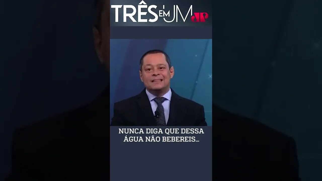 Água que Constantino molha as palavras é benta para concordar com qualquer ‘companheiro’? #shorts