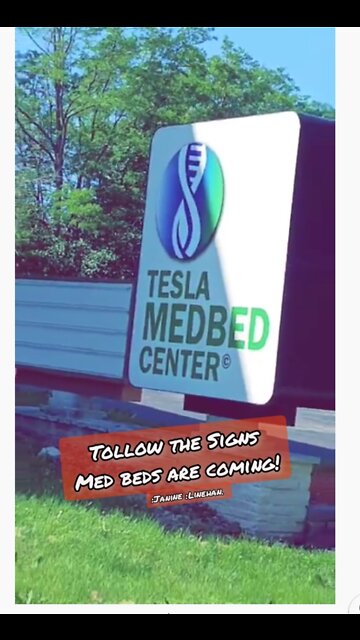 Tesla Bio - healing Med Beds out now, the start of healing