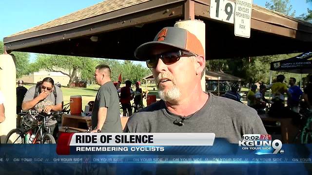 Ride of Silence pays tribute to cyclists killed