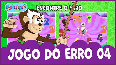 Jogo dos Erros do Preguinho - 4