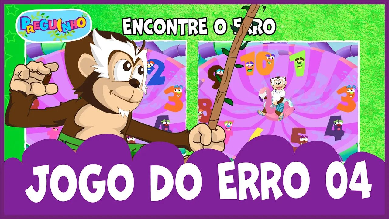 Jogo dos Erros do Preguinho - 4