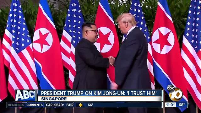 President Trump meets with Kim Jong-Un