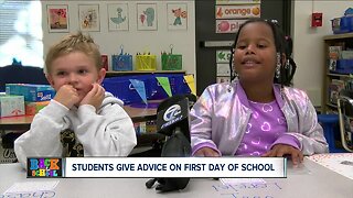 Students at Theodore Roosevelt Elementary gave some great back to school advice