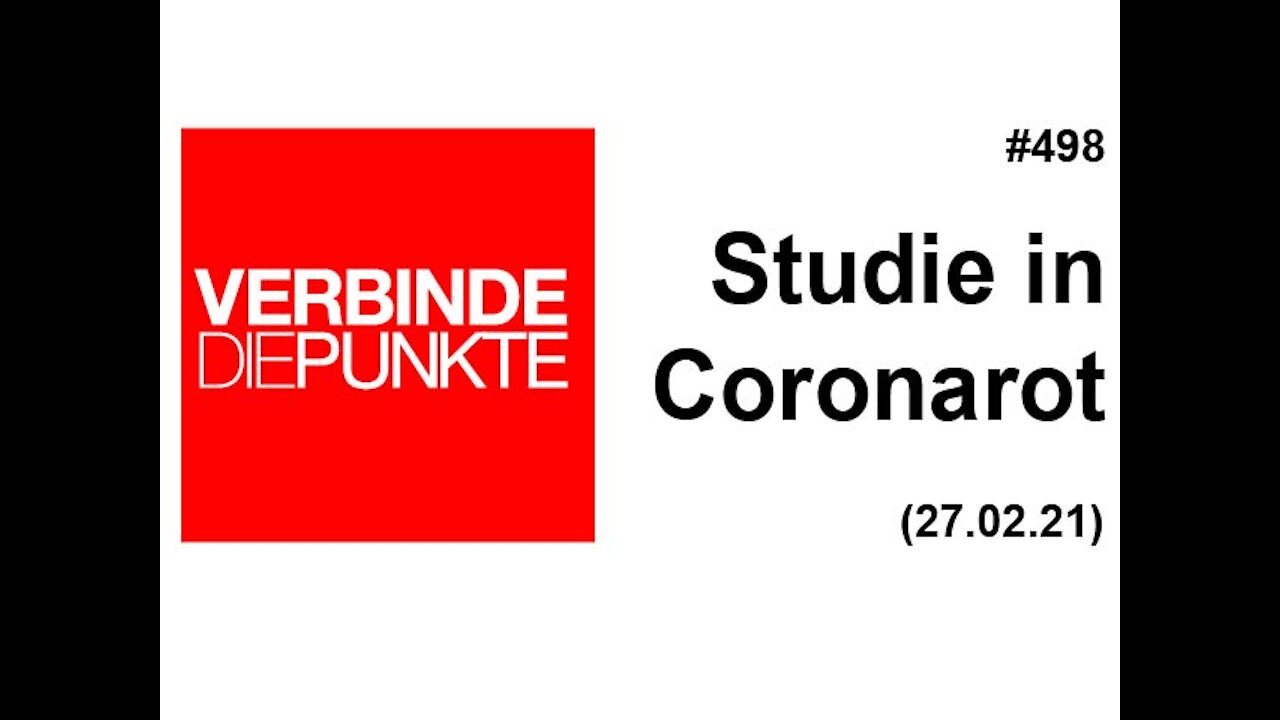 Verbinde die Punkte 498 - Studie in Coronarot (27.02.2021)