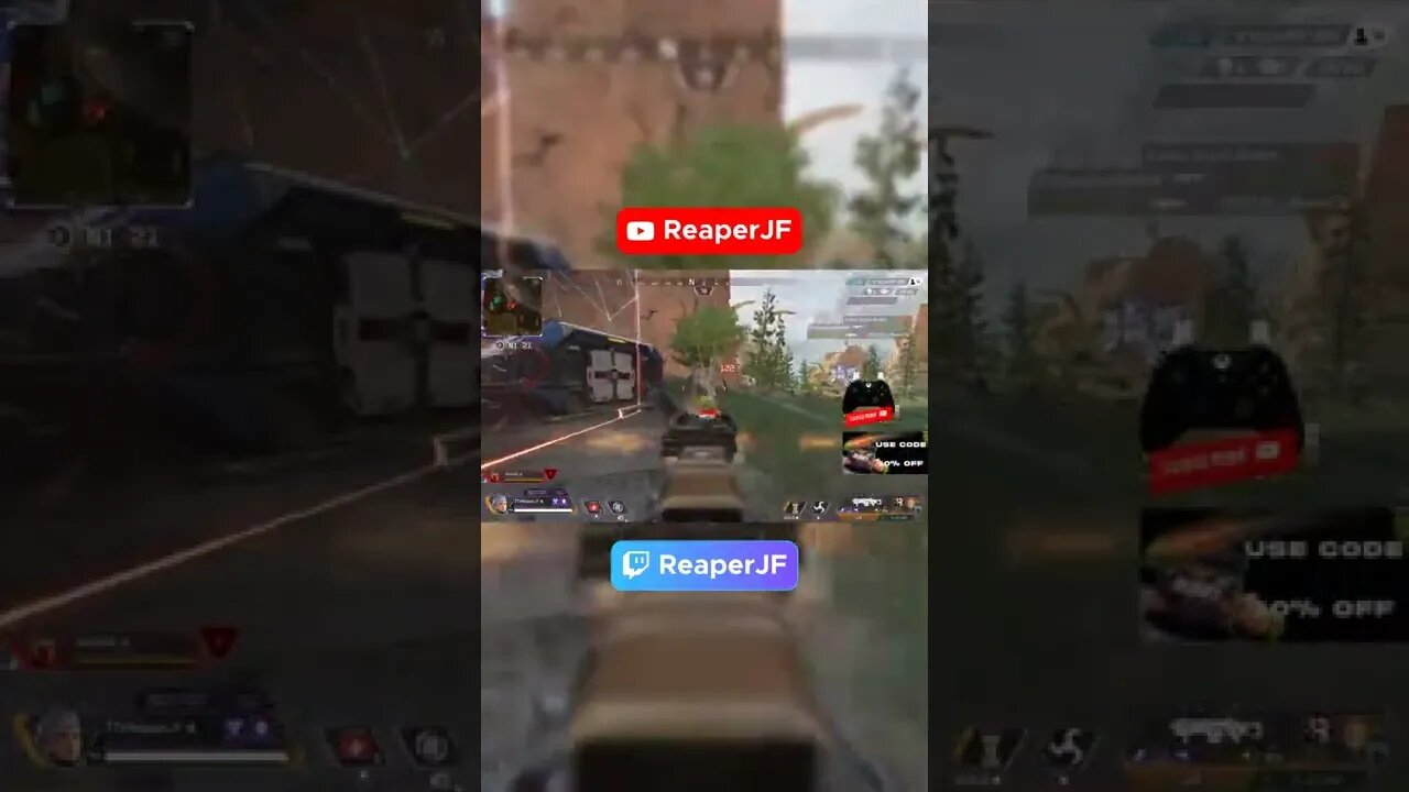 When Flatline is out of AA range lol #shorts #apexlegends