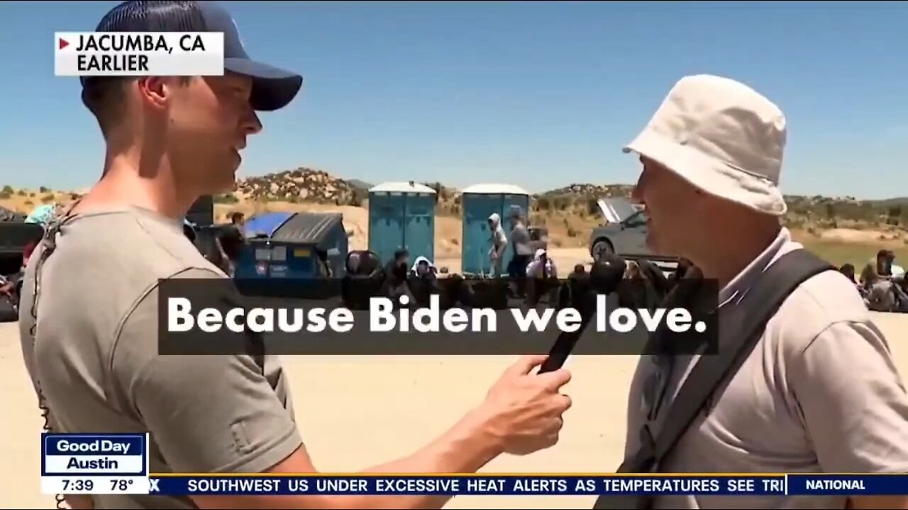 Illegal Immigrant To Biden: We Love You!