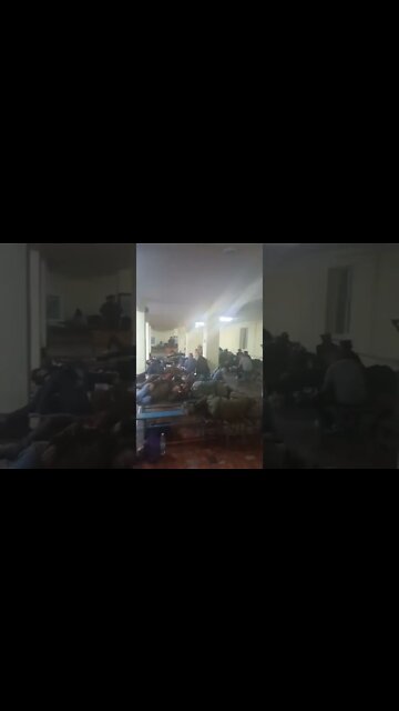 Russia Ukraine War: Horrible sleeping conditions of mobilized Russian troops 😴🛌 #shorts