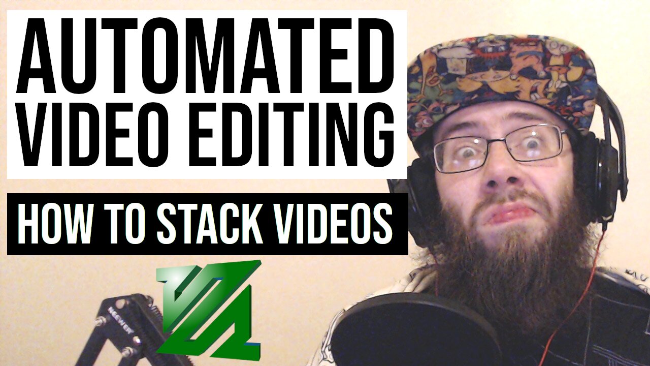 How to stack videos together using ffmpeg