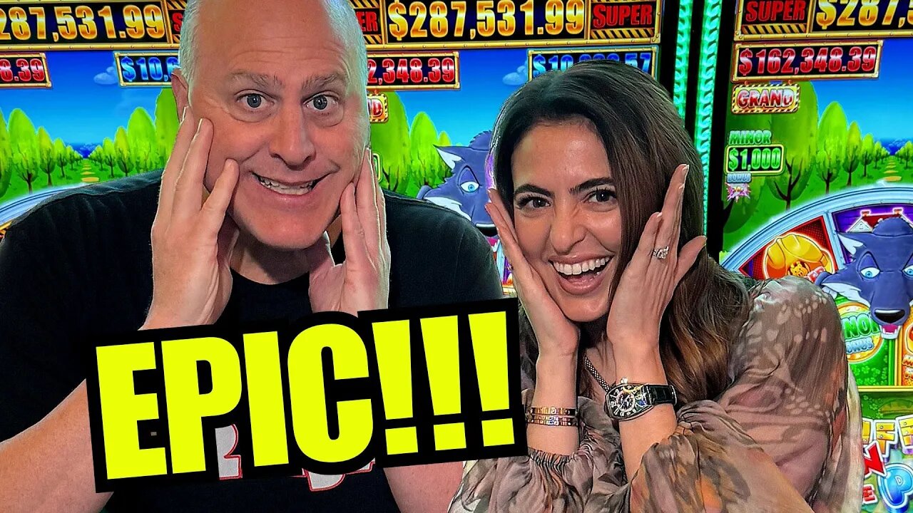 EPIC SLOT BATTLE vs LADY LUCK HQ on HUFF N' EVEN MORE PUFF! @LadyLuckHQ