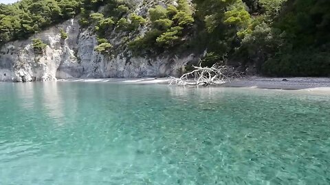 Beautiful beach view the beauty of nature.