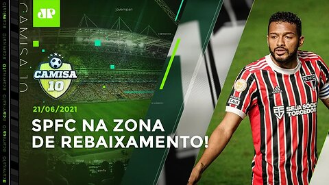 São Paulo CAI para o Santos de Diniz e segue SEM VENCER no Brasileirão! | CAMISA 10 - 21/06/21