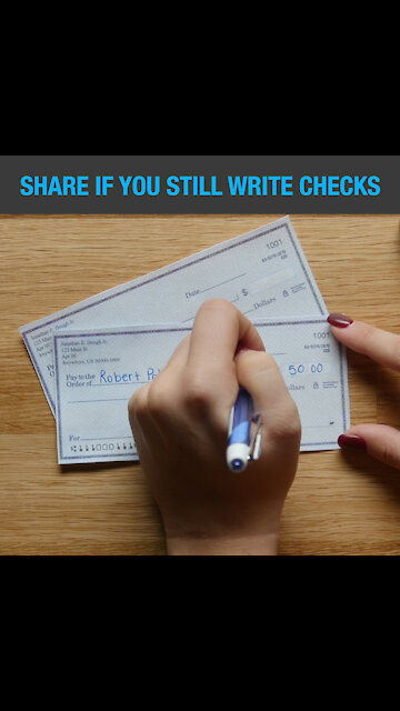 Share if you still write checks [GMG Originals]