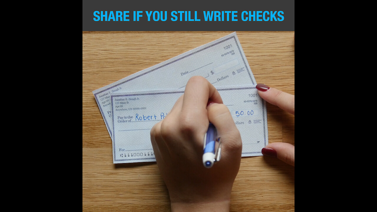 Share if you still write checks [GMG Originals]