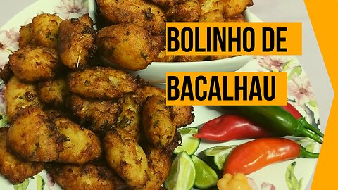 Como fazer Bolinho de Bacalhau