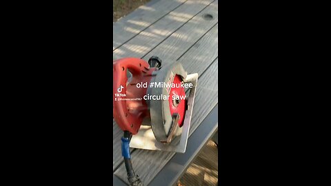 vintage Milwaukee 6365 (13 am 7 1/4 circular saw circular saw