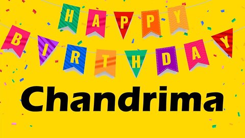 Happy Birthday to Chandrima - Birthday Wish From Birthday Bash