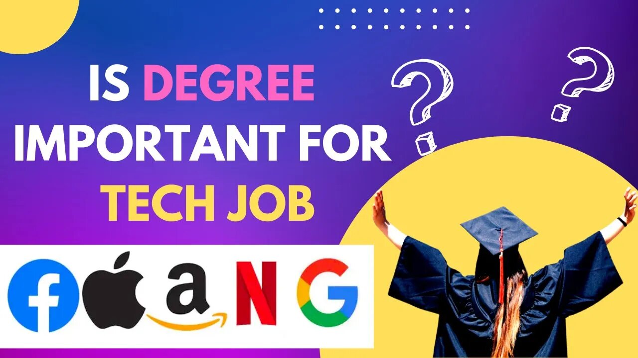 How to get tech job without a degree? (from Google Engineering Manager)