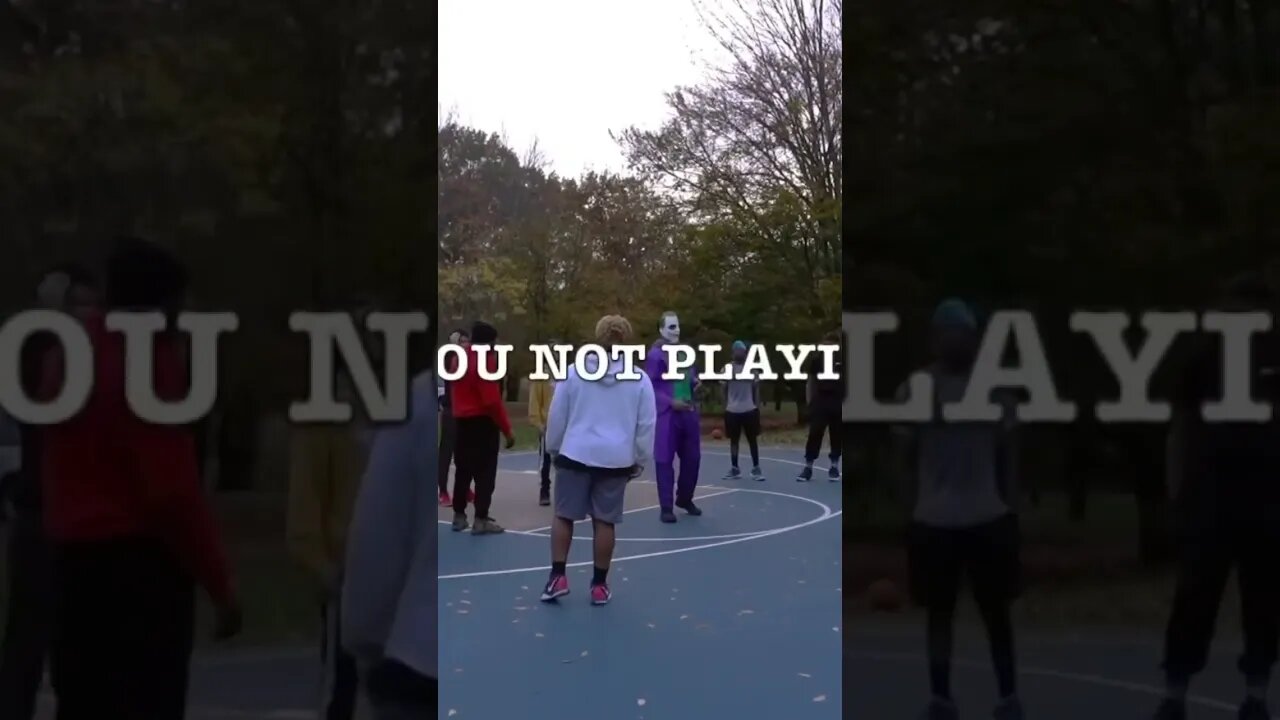 Hoopers Disguised As Batman & Joker At The Park!