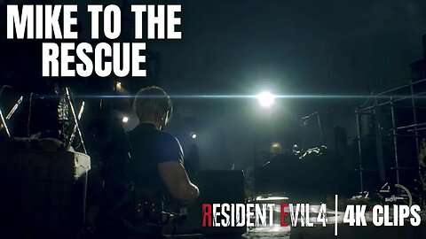 Mike Escorts Leon From A Helicopter Part 1 | Resident Evil 4 Remake 4K Clips