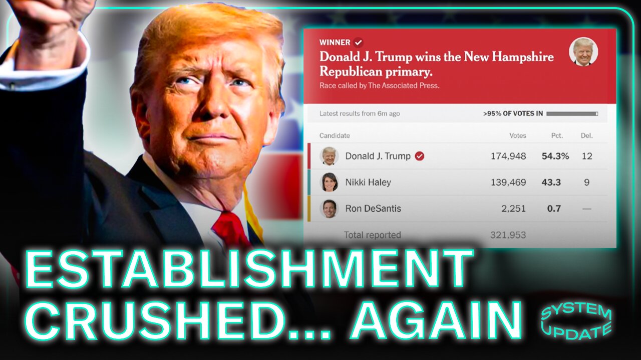 Trump Wins New Hampshire & Utterly Shames Establishment (Again)