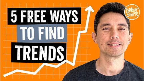 5 FREE Ways to Find T-Shirt Trends! Do the research to learn what trending topics to design for.