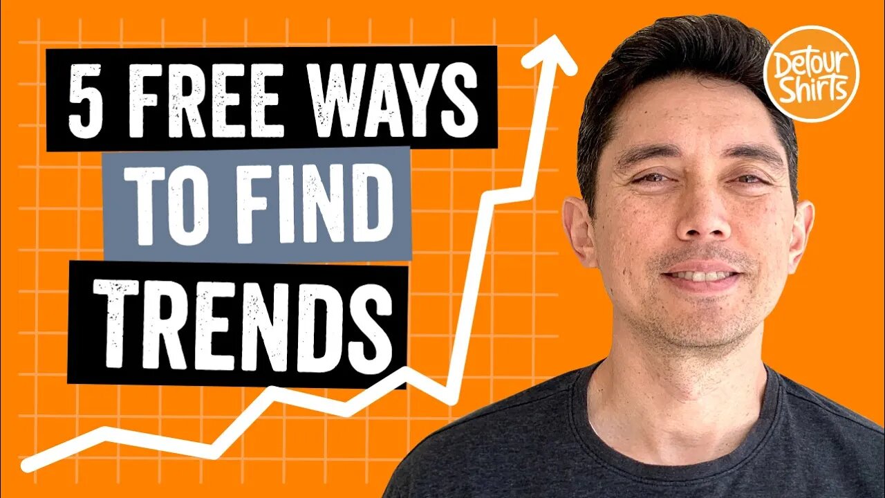 5 FREE Ways to Find T-Shirt Trends! Do the research to learn what trending topics to design for.